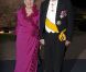 Maximilian Andreas Margrave of Baden et sa femme Valerie Isabella Habsburg-Lothringen au mariage du prince Georg Friedrich de Prusse et de la princesse Sophie d'Isenburg, célébré religieusement en l'église de la paix de Potsdam puis fêté au château Sanssouci à Brandebourg.