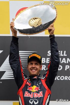 Sebastian Vettel a remporté son septième grand prix de la saison à Spa-Francorchamps en Belgique le 28 août 2011 et file droit vers un second titre de champion du monde.