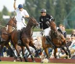 La Deauville Polo Cup qui s'est déroulée à Deauville du 30 juillet au 28  août. Ici, lors de la Coupe d'or, le 28 août 2011
