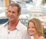 Mel Gibson et Jodie Foster, au festival de Cannes, le 18 mai 2011.<br />