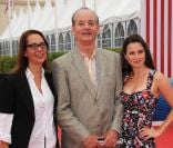 Bill Murray, Liza Johnson et Linda Cardellini, lors de la présentation du film Return, le 3 septembre 2011. 