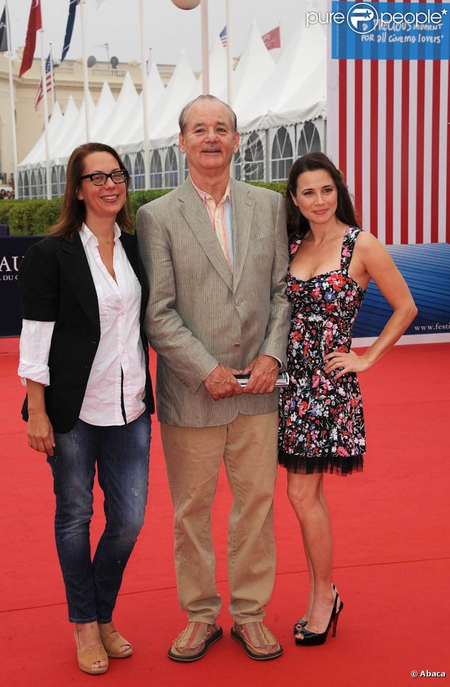 Bill Murray, Liza Johnson et Linda Cardellini, lors de la présentation du film Return, le 3 septembre 2011. 