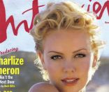 La superbe Charlize Theron, à 24 ans, en couverture du magazine Interview. Novembre 1997.<br />