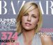 L'actrice Charlize Theron pose en couverture du Harper's Bazaar pour son numéro de septembre 2001.