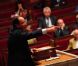 François Hollande à l'Assemblée Nationale le 6 septembre 2011.
