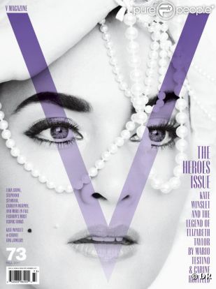 L'actrice Kate Winslet réalise la couverture du magazine V pour son numéro de septembre. 