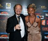 Le cinéaste Arnold Antonin aux 6e Trophées afro-caribéens, au théâtre du Châtelet, à Paris, le 12 septembre 2011.