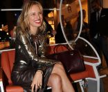 Karolina Kurkova et Baptiste Giabiconi lors de la soirée de réouverture de Aigner Shop à Munich le 15 septembre 2011 