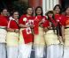 Les supportes des Tonga se sont déplacés en masse pour acclamer les leurs, revêtant costumes traditionnels... et moins traditionnels !