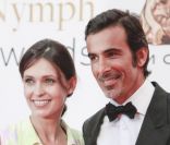 Adeline Blondieau et son compagnon Laurent à Monaco, en juin 2011