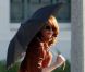Emma Stone sur le tournage de  The Gangster Squad  à Los Angeles le 20 septembre 2011    