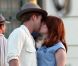 Ryan Gosling et Emma Stone s'embrassent langoureusement sur le tournage de  The Gangster Squad , le 20 septembre 2011 
