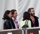 Rachida Brakni et Eric Cantona au festival Muzik Elles à Meaux le 25 septembre 2011