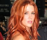 Poppy Montgomery arrive au Théâtre Ed Sullivan pour assiter à l'émission Late Show with David Letterman. L'actrice fait la promo de sa nouvelle série Unforgettable. New York, 26 septembre 2011