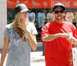 Kevin Federline et sa fiancée Victoria Prince, en novembre 2009 à Brisbane en Australie.