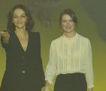 Nathalie Rykiel et April Crichton au défilé Sonia Rykiel printemps/été 2012 à Paris.