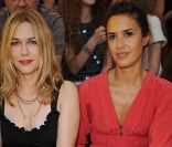 Marie-Josée Croze et Olivia Bonamy au défilé Sonia Rykiel printemps/été 2012 à Paris.