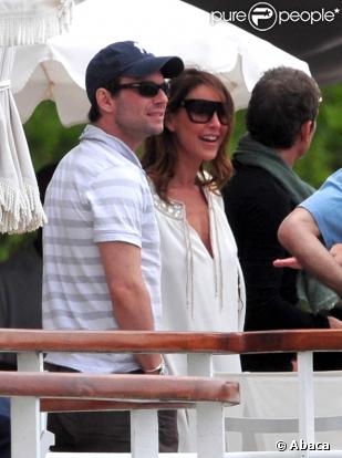Christian Slater et Tamara Mellon