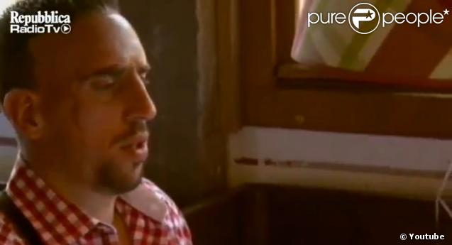 Franck Ribéry et toute l'équipe du Bayern Munich à l'Oktoberfest le 2 octobre 2011
