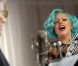 Lady Gaga et Tony Bennett en studio pour le clip de  The Lady is a tramp , septembre 2011.