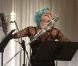 Lady Gaga et Tony Bennett en studio pour le clip de  The Lady is a tramp , septembre 2011.