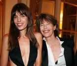 Lou Doillon et Jane Birkin lors du dîner organisé par l'ANDAM, le 5 octobre 2011.