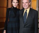 Alexa Chung et Frédéric Mitterrand lors du dîner organisé par l'ANDAM, le 5 octobre 2011.