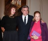 Sidney Toledano et Doris Brynner lors du dîner organisé par l'ANDAM, le 5 octobre 2011.