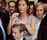 Cécilia Attias et Louis Sarkozy en juillet 2007, à l\'Elysée.