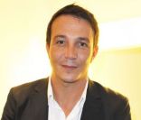 Laurent Artufel lors de l'enregistrement de l'émission Vendredi sur un  plateau diffusée vendredi 7 octobre sur France 3 et consacrée à Robert  Hossein.