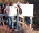 Katy Perry le 30 septembre 2011 sur le tournage du clip de the One that got away