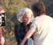 Katy Perry en plein tournage du clip de the One that got away, dans la campagne américaine le 30 septembre 2011