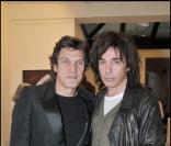 Marc Lavoine et Jean-Michel Jarre à l'exposition d'Ara Starck