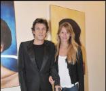Marc et Sarah Lavoine à l'exposition d'Ara Starck