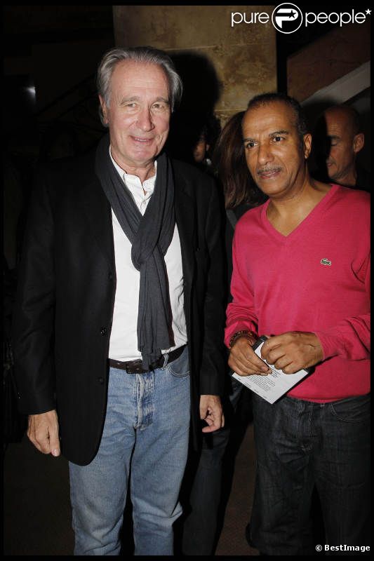 Bernard Le Coq et Pascal Légitimus lors de la générale du On Alone Man Show de Pascal Légitimus au Palace à Paris le 17 octobre 2011