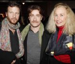 Philippe Lelièvre, Thierry Frémont et Brigitte Fossey lors de la générale du On Alone Man Show de Pascal Légitimus au Palace à Paris le 17 octobre 2011