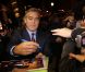 George Clooney présente, à Paris, son film Les Marches du pouvoir . Le 18 octobre 2011