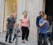 Britney Spears en famille dans les rues de Paris le 4 octobre 2011