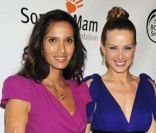 Padma Lakshmi et Petra Nemcova  au gala de la Fondation Somaly Mam, à New York, le 20 octobre 2011.