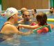 Le nageur Hugues Duboscq, jeune papa qui s'apprête à lancer le sprint final de sa carrière à 30 ans avec les JO 2012 en point de mire, animait l'activité Eveil Aquatique de la FFN au Salon KidExpo de Paris le 23 octobre 2011.