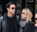 Jennifer Aniston et Justin Theroux le 16 septembre 2011 à New York<br />