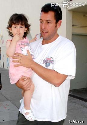 Adam Sandler et sa fille Sadie
