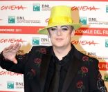 Boy George sur le tapis rouge pour la présentation de  The Lady  au festival du film international de Rome, a été victime d'Elena Di Cioccio, le 27 octobre 2011.