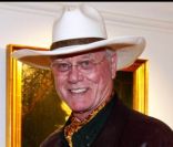Larry Hagman en septembre 2010 dans la maison de Wolfgang Amadeus Mozart à Salzbourg