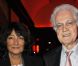 Lionel Jospin et Sylviane Agacinski arrivent au concert de Pierre Perret à l'Olympia, le 28 octobre 2011.
