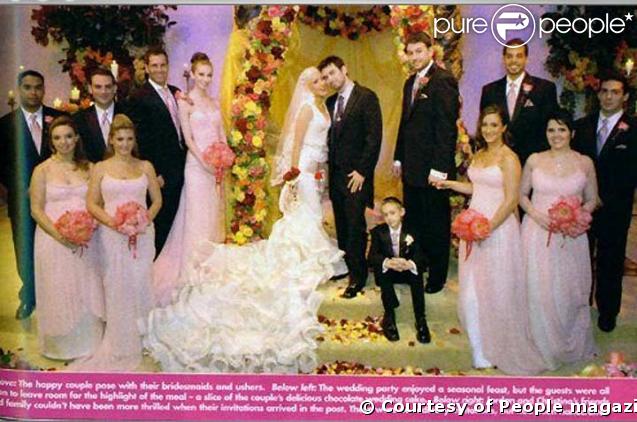 Christina Aguilera pose pour son mariage
