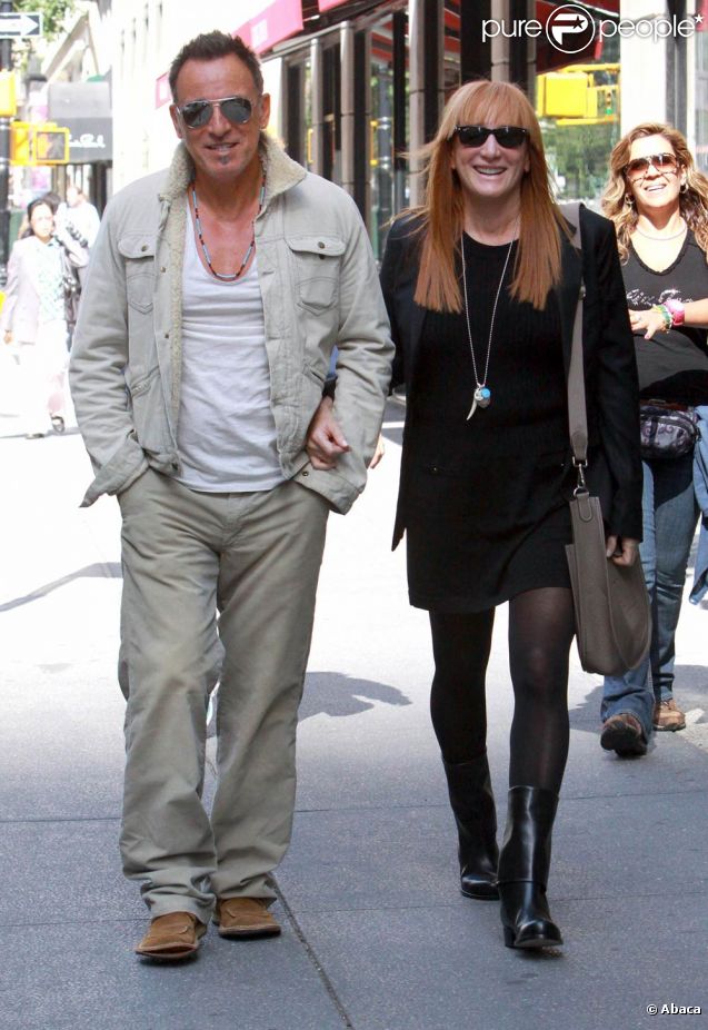 Bruce Springsteen et sa femme Patti à New York le 19 septembre 2011 
