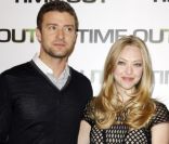 Justin Timberlake et Amanda Seyfried à Paris le 4 novembre pour Time Out.