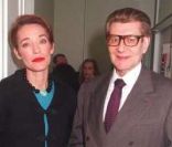 Loulou de la Falaise et Yves Saint Laurent en 97 à Paris