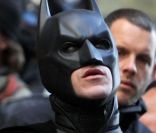 Christian Bale sur le tournage de Dark Knight Rises le 6 novembre à New York.